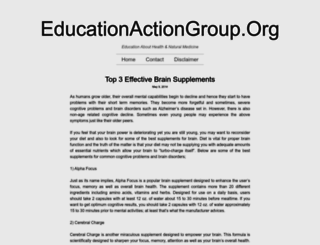 educationactiongroup.org screenshot