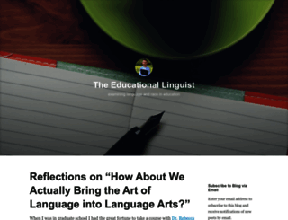 educationallinguist.wordpress.com screenshot
