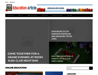 educationarticle.net screenshot