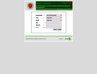 educationboardresults.gov.bd screenshot