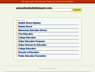 educationbulletinboard.com screenshot