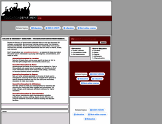 educationdepartment.org screenshot