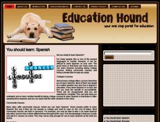 educationhound.com screenshot