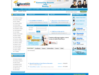 educationinhimachal.com screenshot