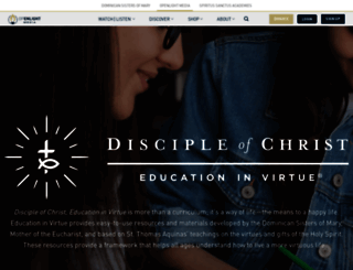 educationinvirtue.com screenshot