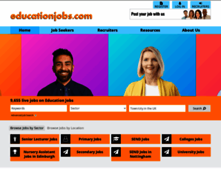 educationjobs.com screenshot