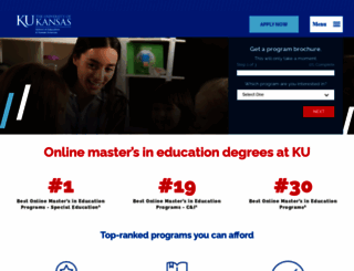educationonline.ku.edu screenshot