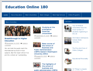 educationonline180.com screenshot