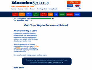 educationquizzes.com screenshot