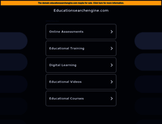educationsearchengine.com screenshot