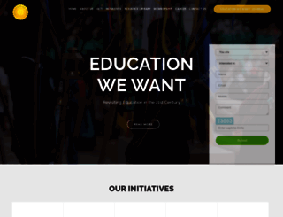 educationwewant.org screenshot