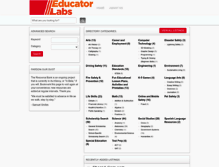 educatorlabs.org screenshot