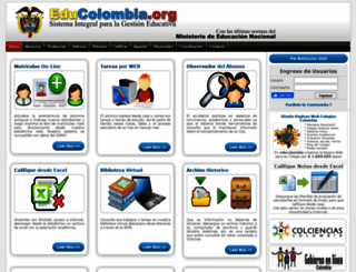 educolombia.org screenshot