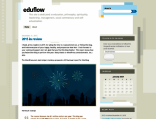 eduflow.wordpress.com screenshot