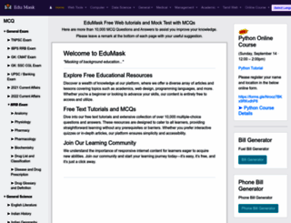 edumask.com screenshot