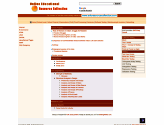eduresourcecollection.com screenshot