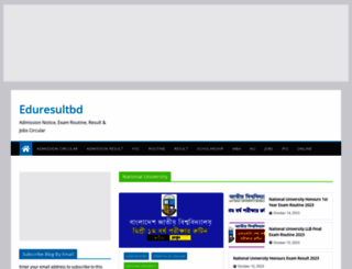 eduresultbd.com screenshot