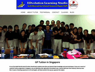 edvolution.com.sg screenshot