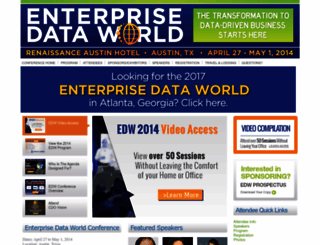 edw2014.dataversity.net screenshot