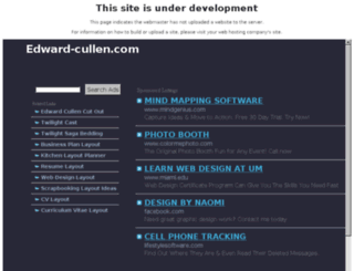 edward-cullen.com screenshot