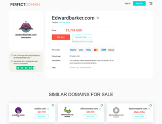 edwardbarker.com screenshot