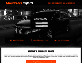 edwardlees.com.au screenshot