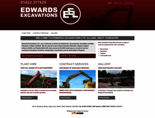 edwards-excavations.co.uk screenshot