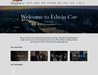 edwincoe.com screenshot