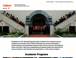 ee.caltech.edu screenshot