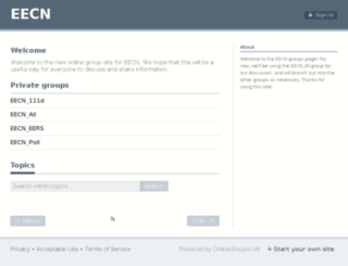 eecn.onlinegroups.net screenshot