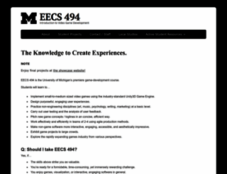 eecs494.com screenshot
