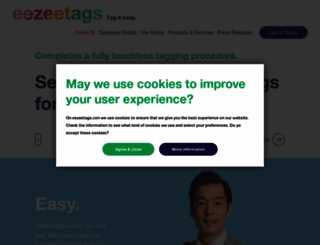eezeetags.com screenshot