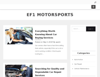 ef1motorsports.net screenshot