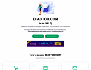 efactor.com screenshot
