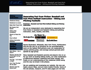 efastball.com screenshot