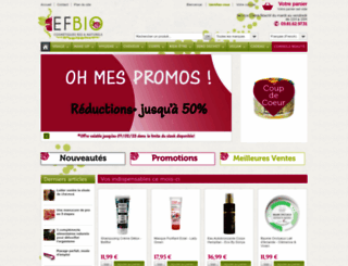 efbio-cosmetiques.com screenshot