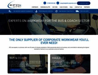 efd-corporate.com screenshot