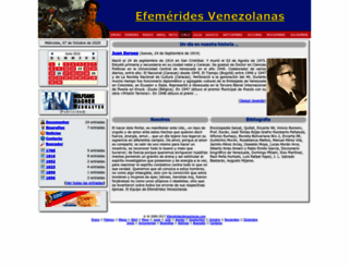 efemeridesvenezolanas.com screenshot