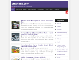 effandra.com screenshot