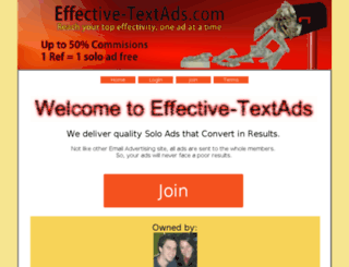 effective-textads.com screenshot