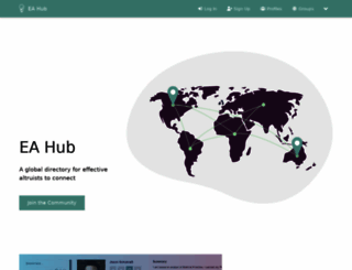effectivealtruismhub.com screenshot