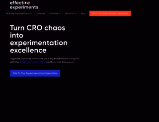 effectiveexperiments.com screenshot