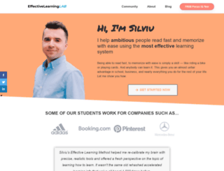 effectivelearninglab.com screenshot
