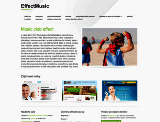 effectmusic.cz screenshot