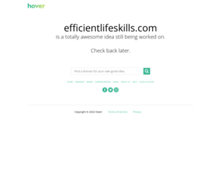 efficientlifeskills.com screenshot