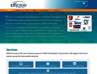 efficionconsulting.com screenshot