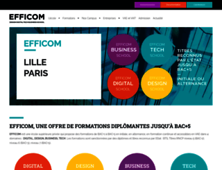 efficom-lille.fr screenshot