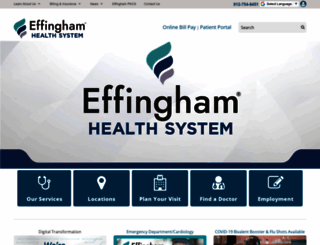 effinghamhealth.org screenshot