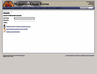 efiling.wicourts.gov screenshot