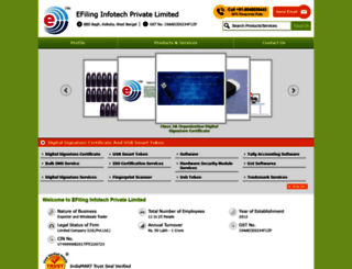 efilinginfotech.co.in screenshot